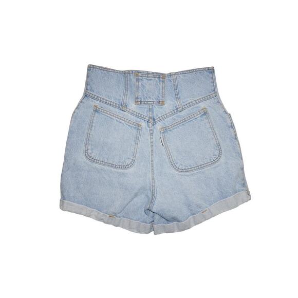 Vintage iT High Waisted Light Wash Denim Shorts - Size 9 - Made in USA* - Picture 3 of 7